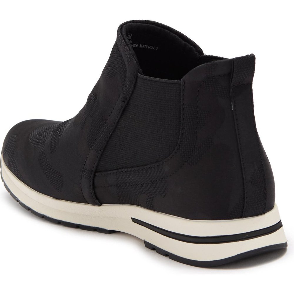 Ladies Me Too Black Camo Pull On Sneaker Bootie Size 7M - Picture 3 of 7